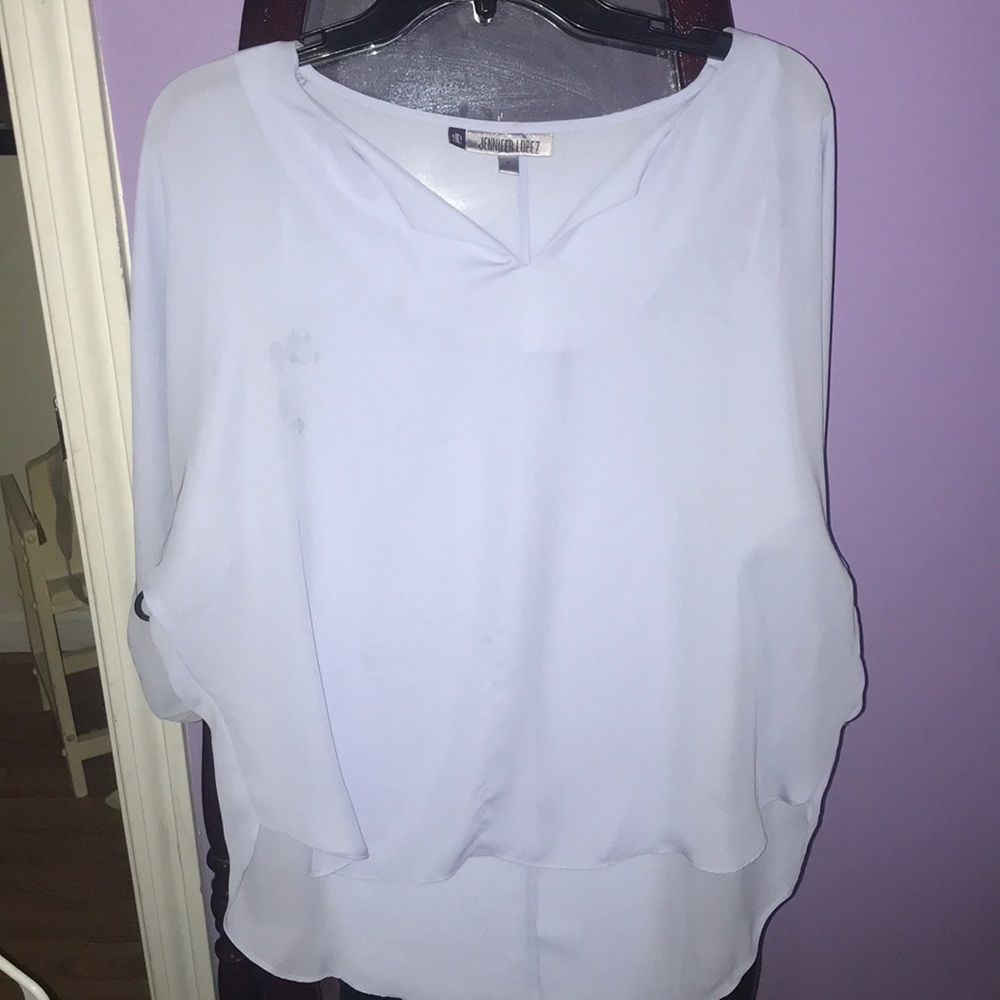 Light lavender Jennifer Lopez Blouse